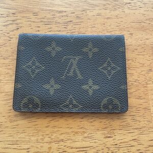 Louis Vuitton Monogram Card Holder ID Case Wallet